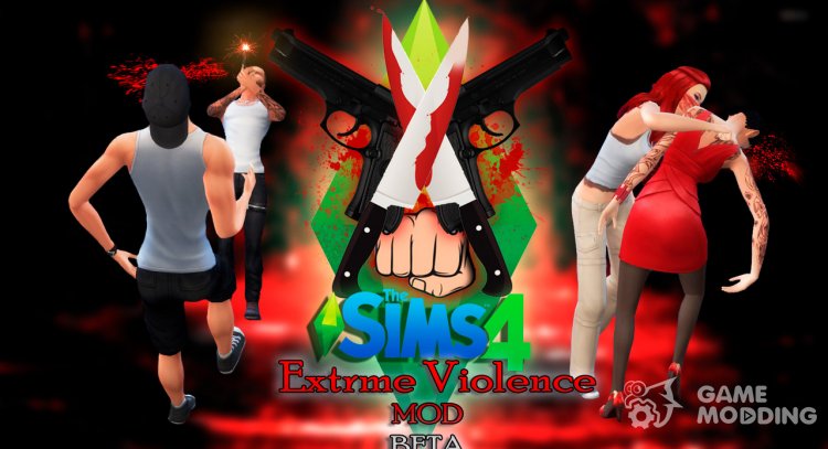 Extreme Violence для Sims 4