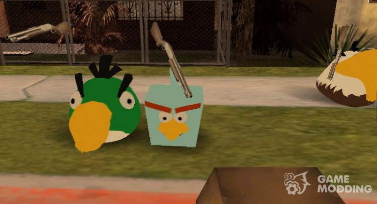 De hielo el pájaro de Angry Birds Space para GTA San Andreas