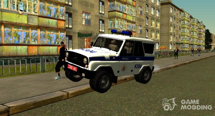 El uaz-3151 la Policía de la ciudad de minsk para GTA San Andreas