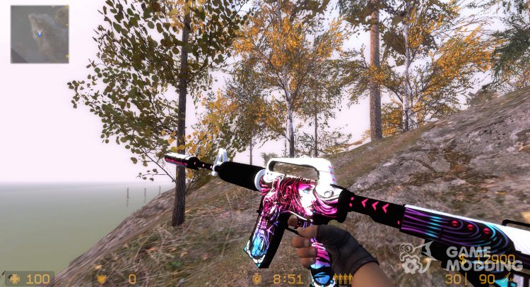 M4A1-S Neo-Noir for Counter-Strike Source
