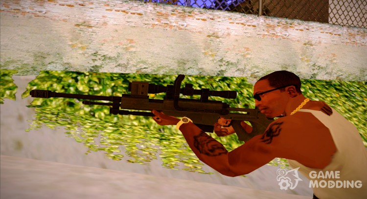 Piers Nivans' Anti-Materiel Rifle (Resident Evil 6) для GTA San Andreas