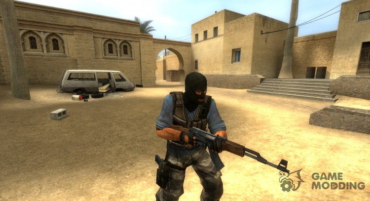 Феникс камуфляж пустыня РЕМАСТЕРИНГ для Counter-Strike Source