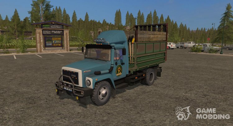 ГАЗ-CАЗ-3307 версия 1.0.0.0 для Farming Simulator 2017