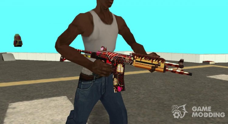 Шоколадный Галил из игры Special Force для GTA San Andreas