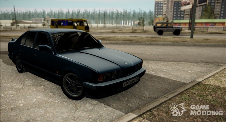 BMW 535i E34 (Зимняя версия) для GTA San Andreas