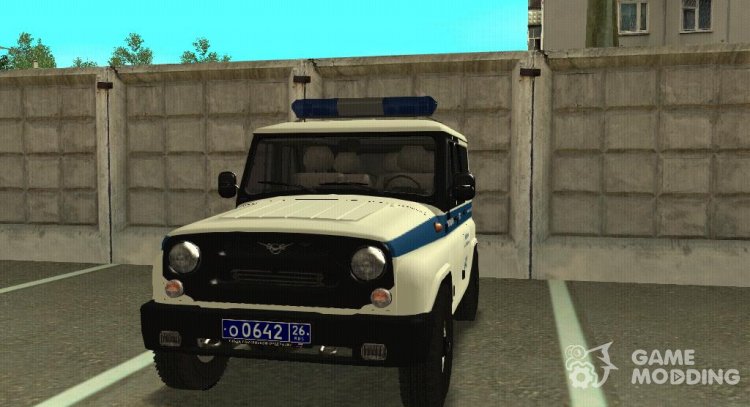 UAZ Hunter Policía PPS para GTA San Andreas