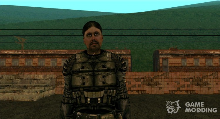 Военный в бронекостюме Булат из S.T.A.L.K.E.R. v.1 для GTA San Andreas