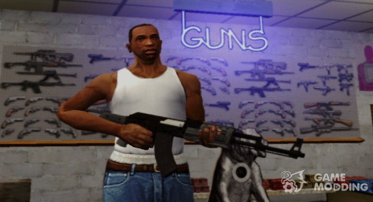 GTA V Guns.Pack для GTA San Andreas