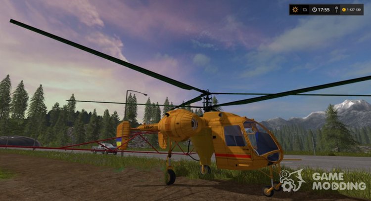 Helicopter Kamov Ka 26 for Farming Simulator 2017