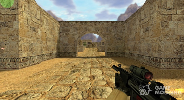 De forma predeterminada, MP5 de la estación de hostilidad en el área de para Counter Strike 1.6