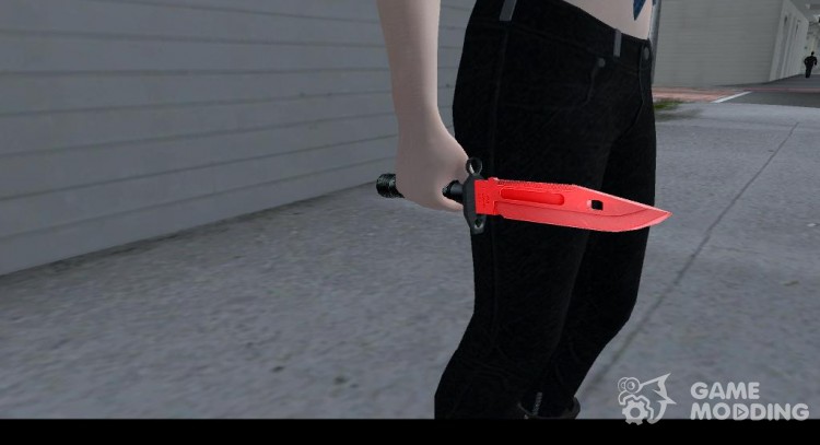 Knife black and red для GTA San Andreas