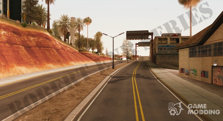 gta sa hd roads