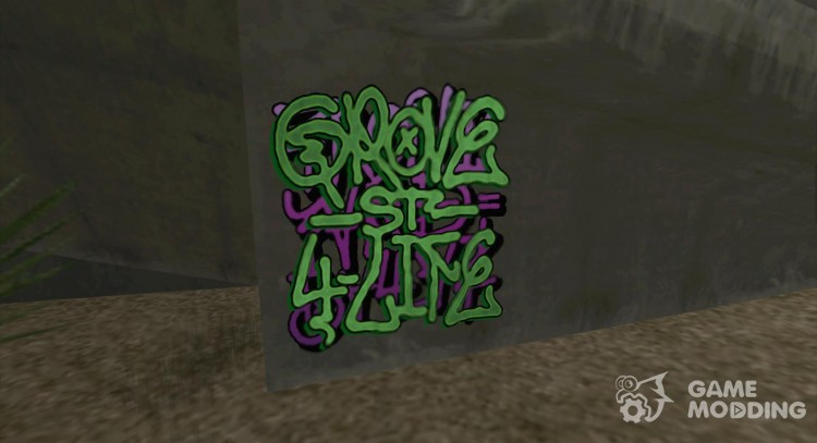 Новые граффити на стенах для GTA San Andreas