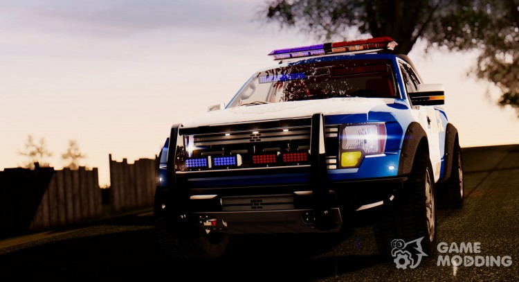 Ford F-150 SVT Raptor 2012 Police version для GTA San Andreas