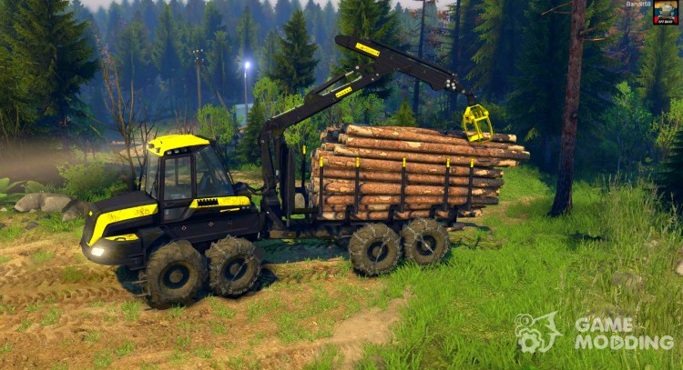 Forwarder Ponsse Buffalo 8 x 8 for Spintires 2014