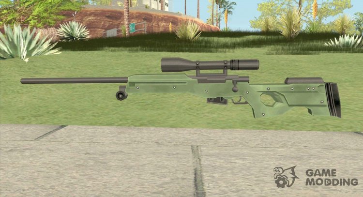 Winter Tactical Sniper Rifle (007 Nightfire) for GTA San Andreas