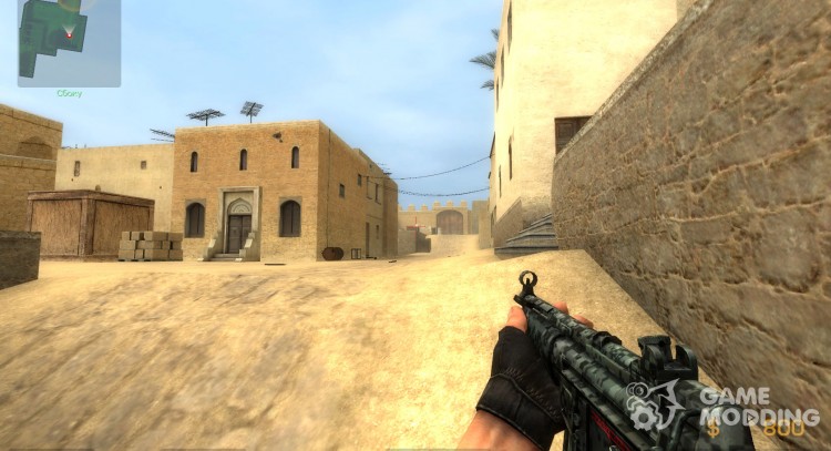 Darkness Device Digital camo mp5 for Counter-Strike Source