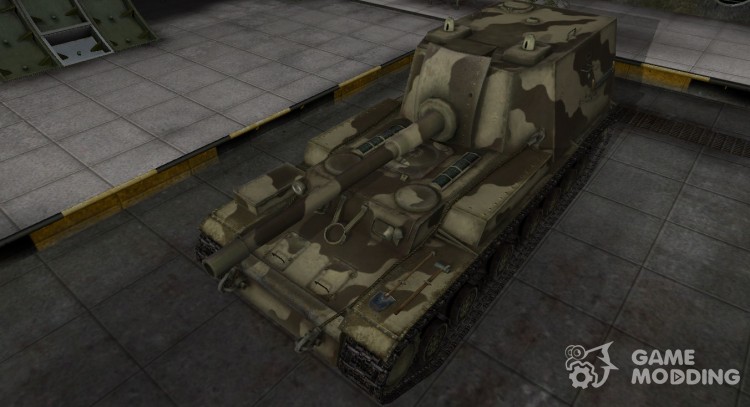 El desierto de skin para el Objeto 212А para World Of Tanks