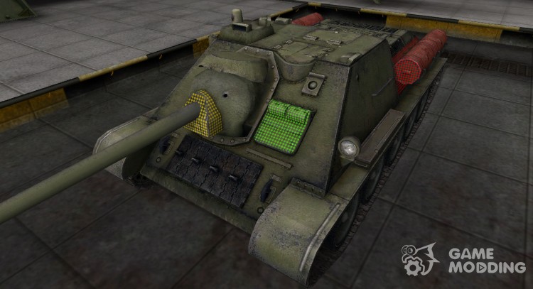 La zona de ruptura del su-85 para World Of Tanks