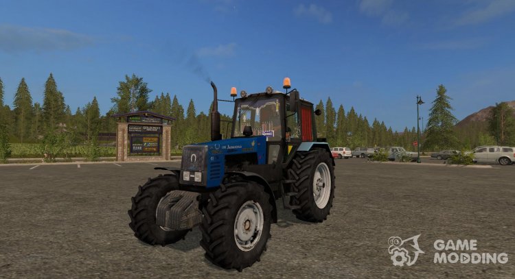 MTZ-1221 Belarus blue version 2.0 for Farming Simulator 2017