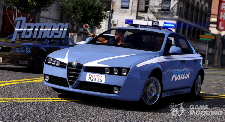 Alfa Romeo 159 Ti Polizia (ELS) for GTA 5