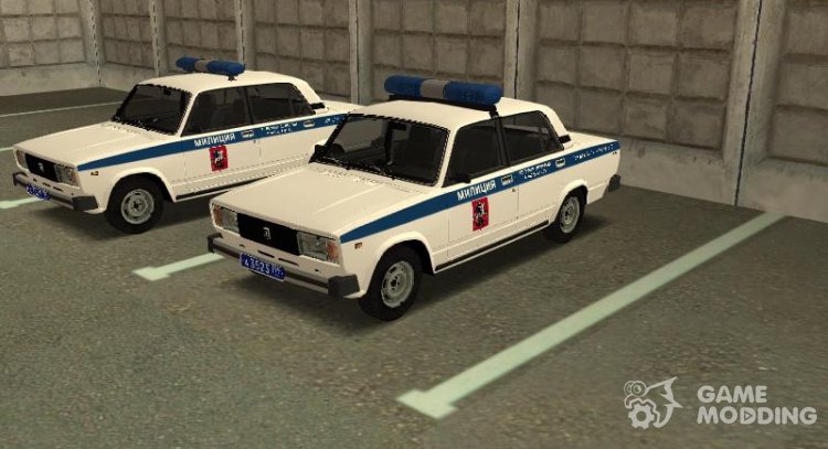 VAZ-2105 Moscow Police V2 for GTA San Andreas