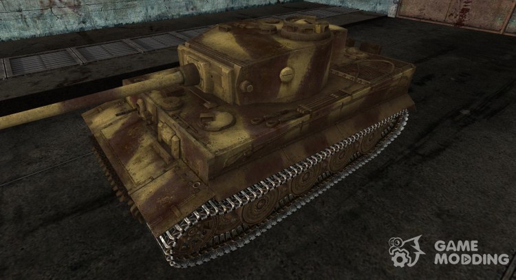 Skin for the Panzer VI Tiger for World Of Tanks