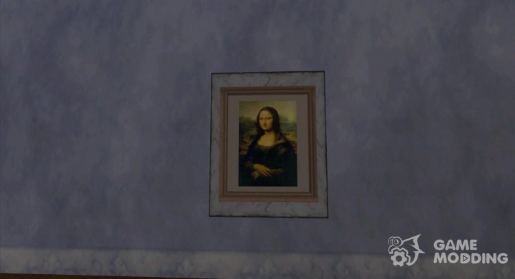 Картины в доме CJ для GTA San Andreas