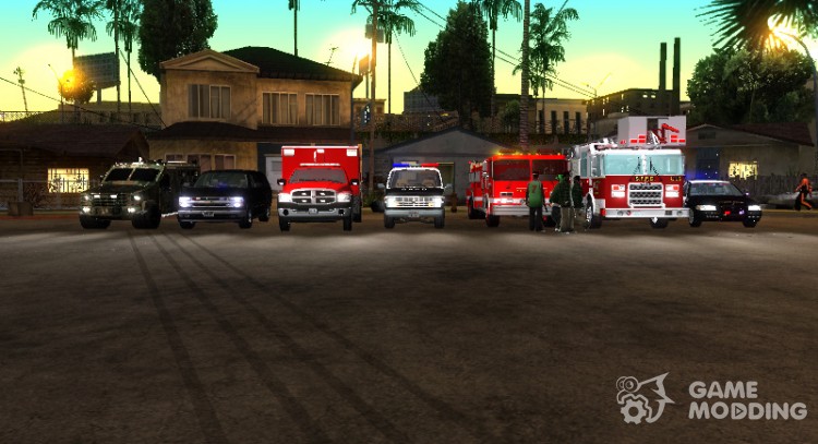 Пак государственной службы(by SkillBoy) для GTA San Andreas