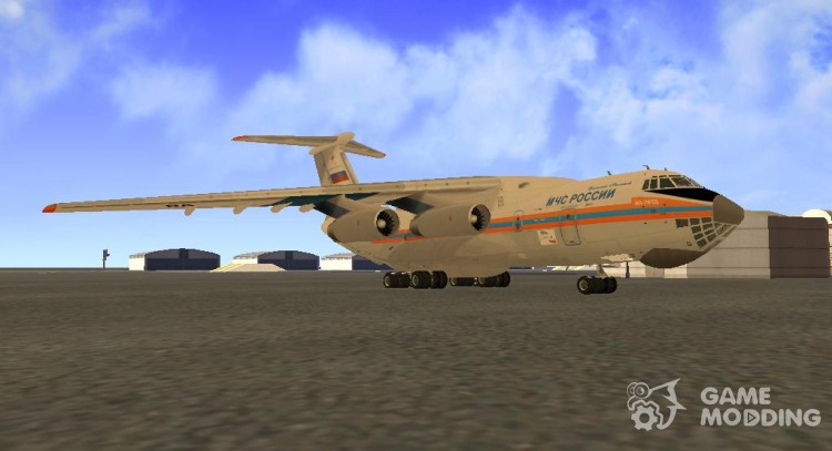 Il-76ТД ministerio de emergencias de rusia para GTA San Andreas