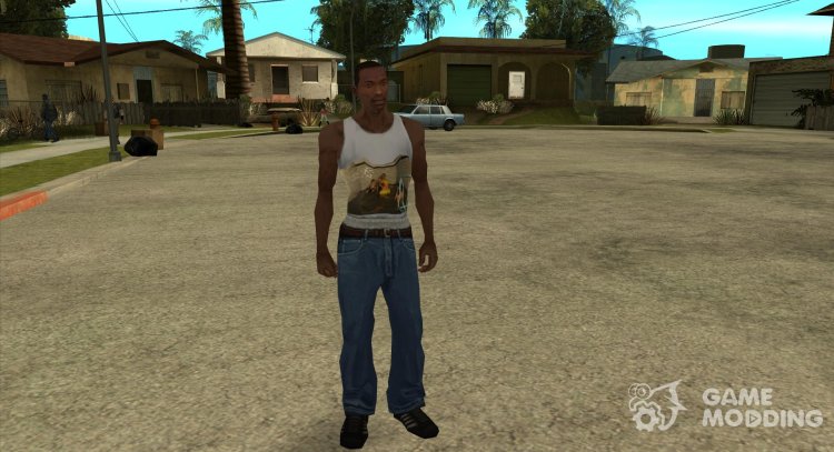 Camiseta blanca, sauna para GTA San Andreas
