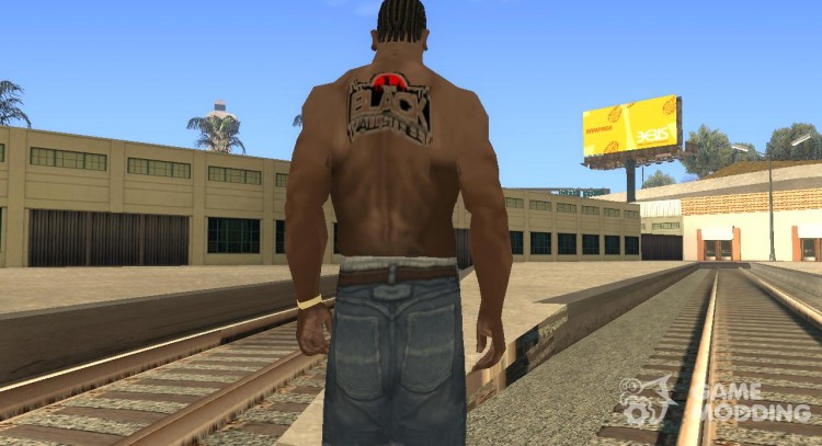 Black Wallstreet Tattoo para GTA San Andreas