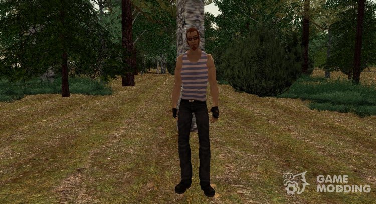 Postal dude в тельняшке 1 для GTA San Andreas