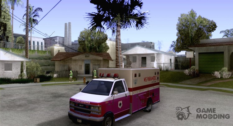 Скорая помощь из GTA IV для GTA San Andreas