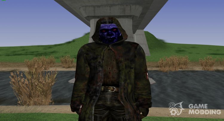 A member of the group Dark stalkers from S. T. A. L. K. E. R V. 2 for GTA San Andreas