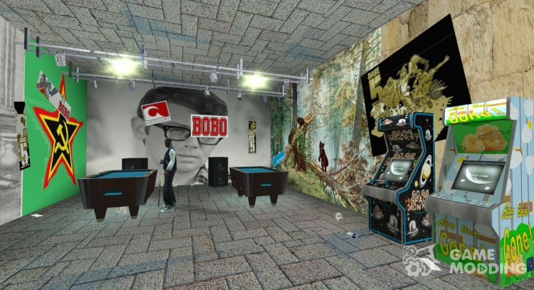 Русский бар в Гантоне в стиле СССР для GTA San Andreas