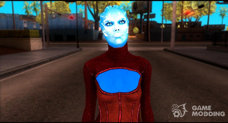 Asari Dancer from Mass Effect для GTA San Andreas