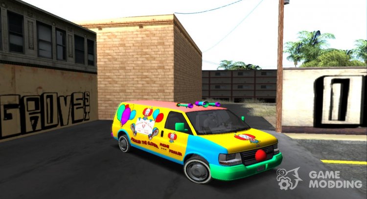 GTA V Vapid Speedo Clown Van para GTA San Andreas
