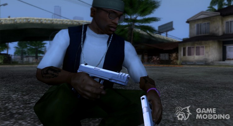 Пистолет из игры 25 to life для GTA San Andreas