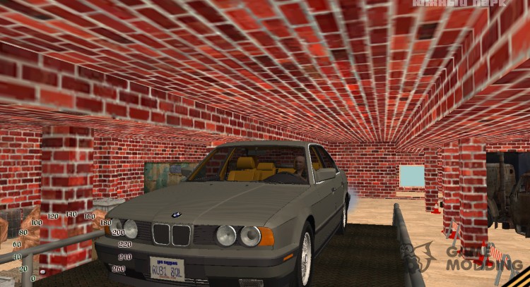 La entrada en la cubierta y un garaje en rusia Criminal para GTA San Andreas