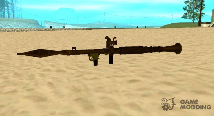Golden Missile Launcher for GTA San Andreas