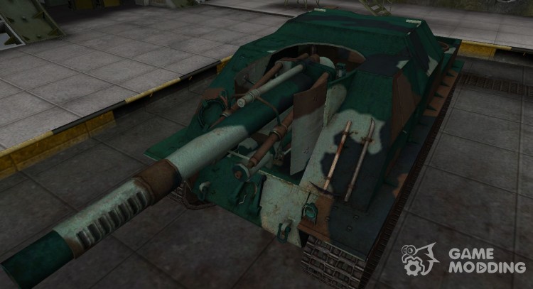 French bluish skin for Lorraine 155 mle. 51 for World Of Tanks