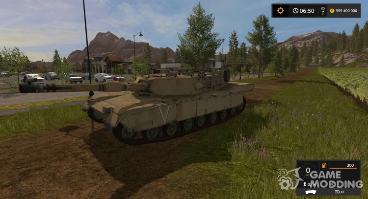 El tanque M1A1 ABRAMS para Farming Simulator 2017