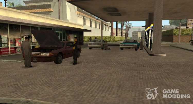 Vibrante de reabastecimiento en Los Santos para GTA San Andreas