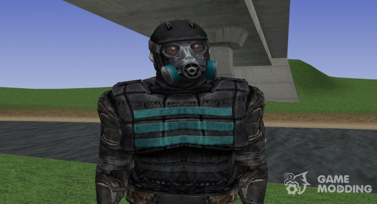 Miembro de la agrupación Toque en экзоскелете sin servos de S. T. A. L. K. E. R para GTA San Andreas