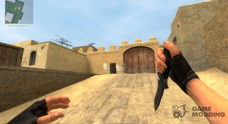 Valve Default Knife on Mr.John's BF3 Knife anims for Counter-Strike Source