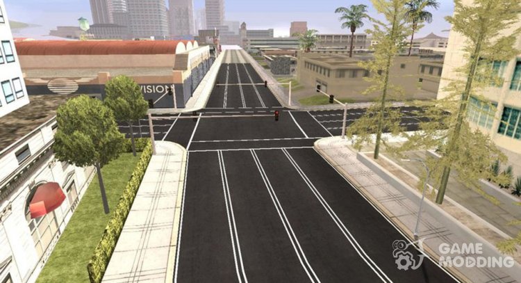 Los Santos New Roads V2 for GTA San Andreas