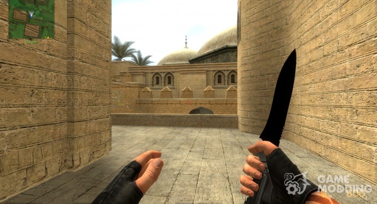 CSS Black Knife for Counter-Strike Source