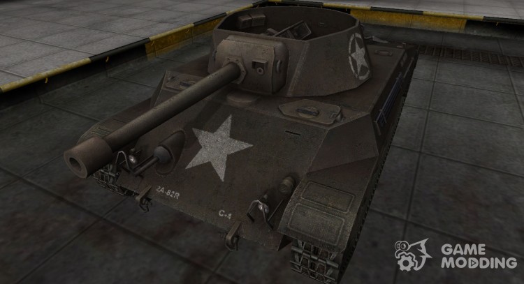 Historical camouflage T49 for World Of Tanks