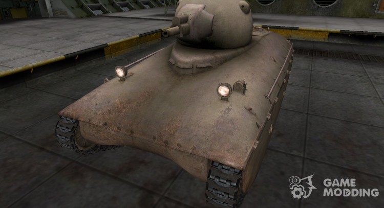 A deserted French AMX 40 skin for World Of Tanks